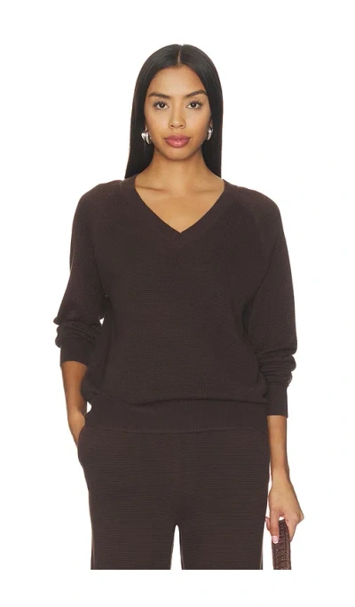 Stitches & Stripes Devoe V-neck In Brown