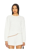 Stitches & Stripes Elmont Pullover In White
