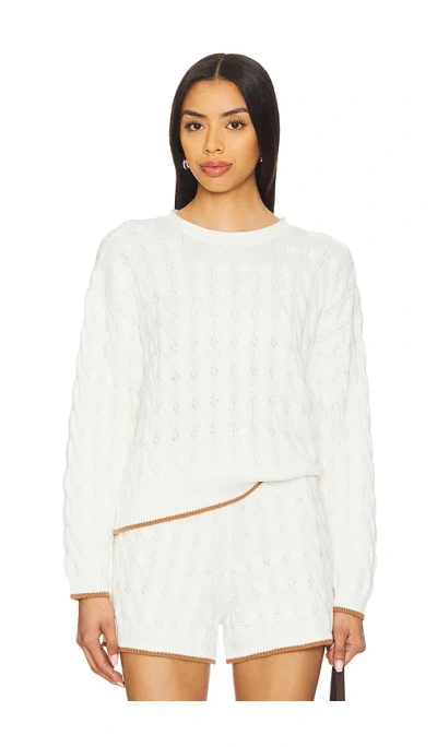 Stitches & Stripes Elmont Pullover In White