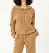 STITCHES & STRIPES JIA HOODIE IN CAMEL