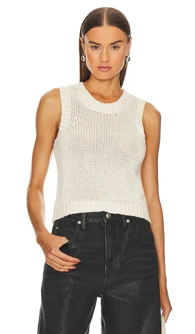 Stitches & Stripes Madison Tank In Chalk