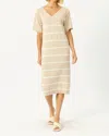 Stitches & Stripes Melina Dress In Grain Combo In Multi