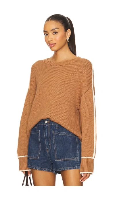 Stitches & Stripes Miro Pullover In Brown
