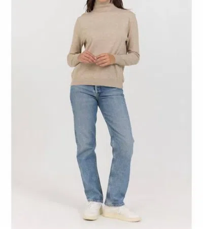 Stitches & Stripes Otis Turtleneck Sweater In Oat In Brown