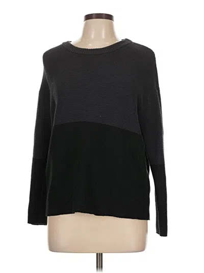 Pre-owned Stitches & Stripes Pullover Sweater In Black