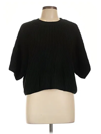 Pre-owned Stitches & Stripes Pullover Sweater In Black
