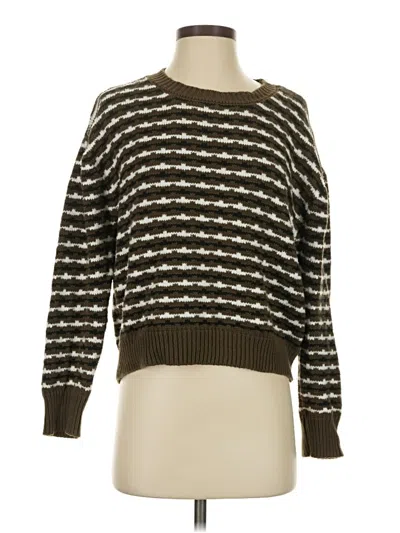 Pre-owned Stitches & Stripes Pullover Sweater In Brown