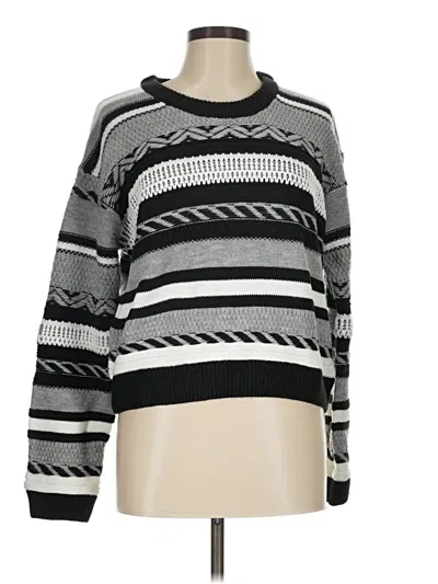 Pre-owned Stitches & Stripes Pullover Sweater In Gray