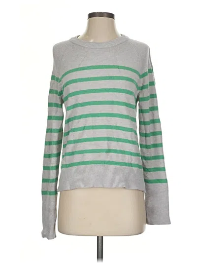 Pre-owned Stitches & Stripes Pullover Sweater In Gray
