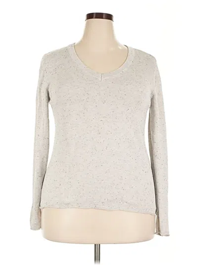 Pre-owned Stitches & Stripes Pullover Sweater In Gray