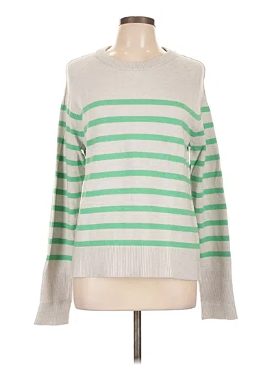 Pre-owned Stitches & Stripes Pullover Sweater In Green