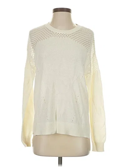 Pre-owned Stitches & Stripes Pullover Sweater In Ivory