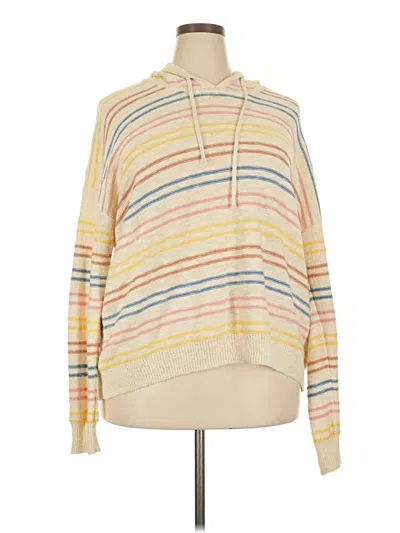 Pre-owned Stitches & Stripes Pullover Sweater In Ivory