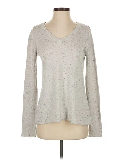 Pre-owned Stitches & Stripes Pullover Sweater In Silver