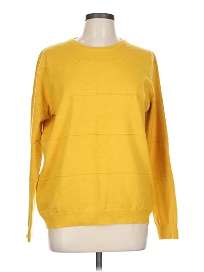 Pre-owned Stitches & Stripes Pullover Sweater In Yellow