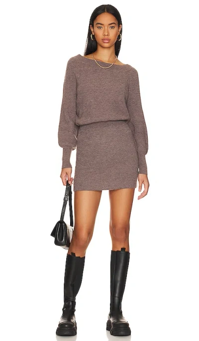 Stitches & Stripes Reina Knit Dress In Dusty Mauve