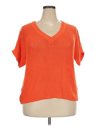 Pre-owned Stitches & Stripes Short Sleeve T-shirt In Orange