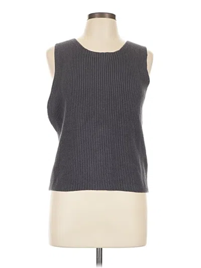 Pre-owned Stitches & Stripes Sleeveless T-shirt In Gray