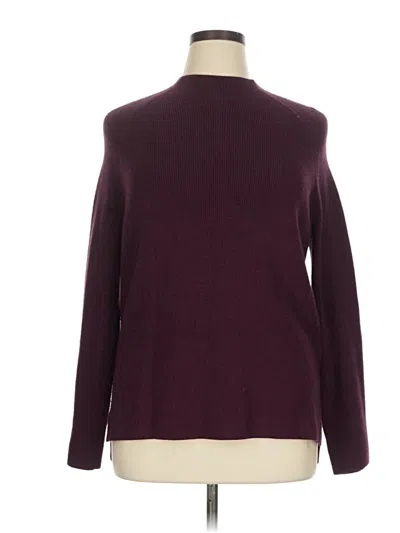 Pre-owned Stitches & Stripes Turtleneck Sweater In Burgundy