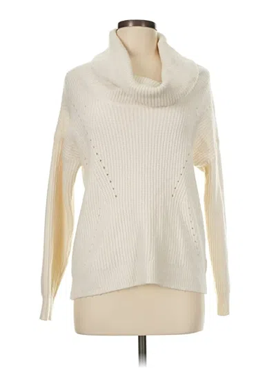 Pre-owned Stitches & Stripes Turtleneck Sweater In Ivory