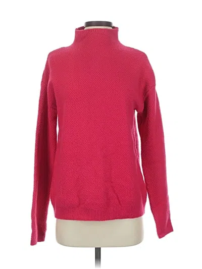 Pre-owned Stitches & Stripes Turtleneck Sweater In Pink