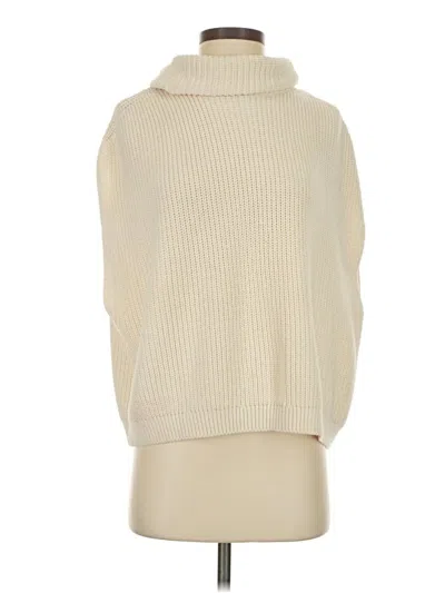 Pre-owned Stitches & Stripes Turtleneck Sweater In White
