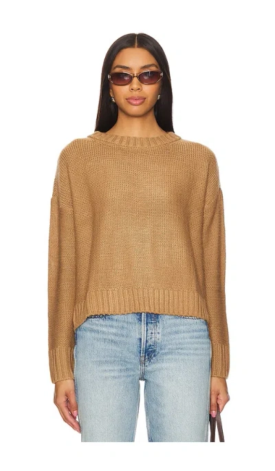 Stitches & Stripes Walker Pullover In 카멜