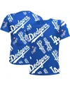 Stitches Big Boys And Girls  Royal Los Angeles Dodgers Allover Team T-shirt In Royal