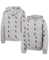 Stitches Youth  Heathered Gray Chicago White Sox Allover Print Pullover Hoodie In Heathered Gray
