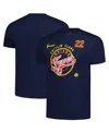Stitches Men's And Women's Caitlin Clark Navy Indiana Fever Dynasty Apparel Player Name Number Logo T-shirt In Blue