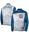 Shop Stitches Men's Royal Chicago Cubs Camo Full-zip Jacket