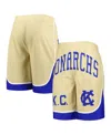 Stitches Men's  Cream Kansas City Monarchs Shorts In Cream