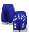 Stitches Men's  Navy Homestead Grays Shorts In Navy