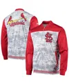 Stitches Men's  Red St. Louis Cardinals Camo Full-zip Jacket In Red