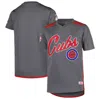 STITCHES YOUTH STITCHES CHARCOAL CHICAGO CUBS TEAM V-NECK JERSEY