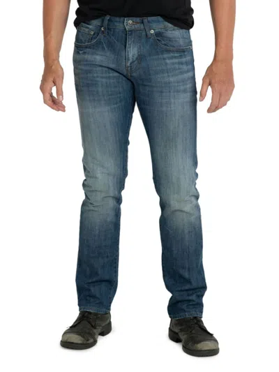 Stitch's Jeans Men's Barfly High Rise Slim Fit Jeans In Blue