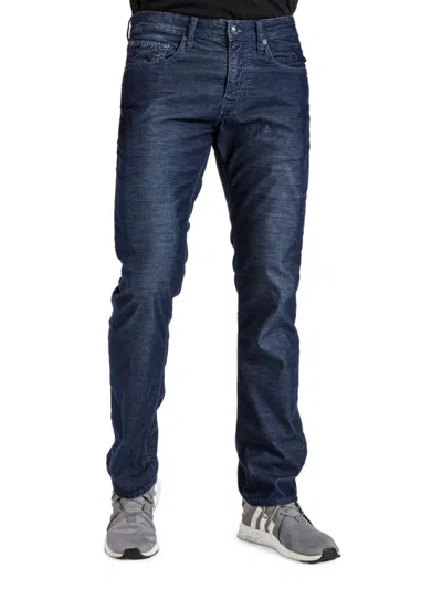 Stitch's Jeans Men's Rustic Slim Fit Corduroy Jeans In Denim