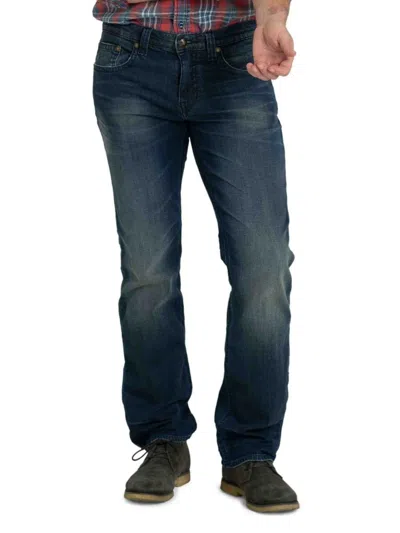 Stitch's Jeans Men's Texas Mid Rise Straight Leg Jeans In Wasted Blue