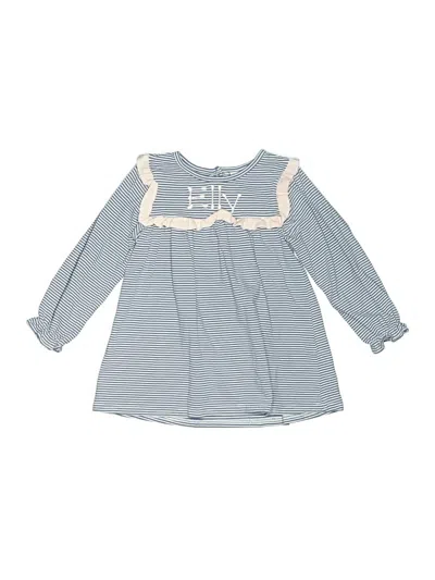 Pre-owned Stitchy Fish Kids' Dress In Blue