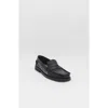 Stivali New York Baldanza Leather Western Embroidery Penny Loafers In Black