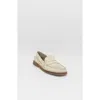 Stivali New York Baldanza Leather Western Embroidery Penny Loafers In White