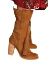 Stivali New York Cacique Suede Boots In Brown In Brown