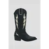 Stivali New York Kiss Western Cowboy Boots In Black