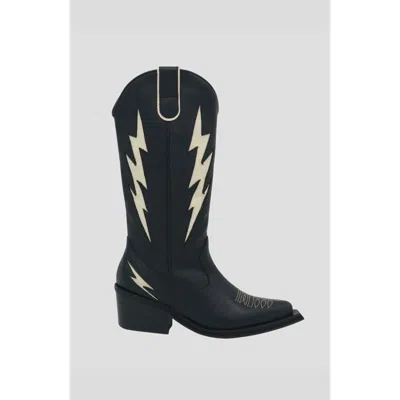 Stivali New York Kiss Western Cowboy Boots In Black
