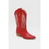 Stivali New York Loyal Western Cowboy Boots In Red
