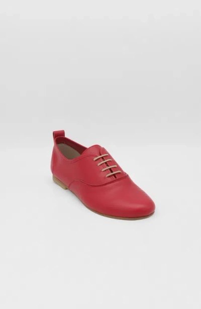Stivali New York Maku Oxford Flats In Red
