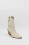 Stivali New York Moonlight Western Inspired Cowboy Boots In Neutral