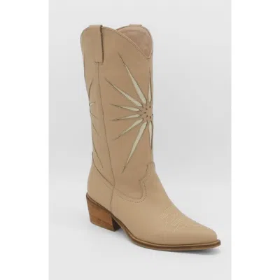 Stivali New York Moonrise Western Cowboy Boots In Brown