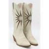 Stivali New York Moonrise Western Cowboy Boots In Off White