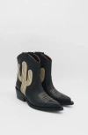Stivali New York Oasis Western Cowboy Boots In Black